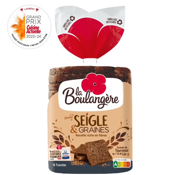 Pain de mie Seigle & Graines - La Boulangère